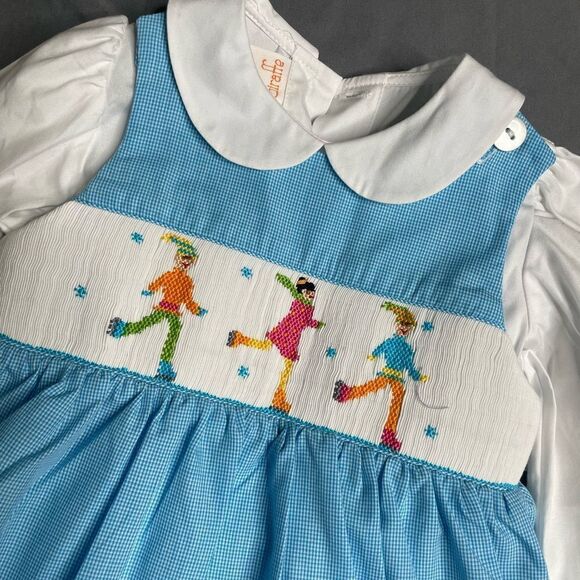 Smocked Giraffe Dress - Picture 2 of 5